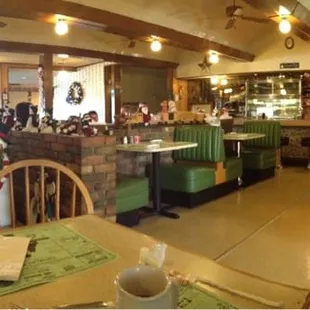 a man and a woman sitting at a table