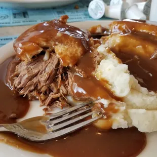 Inside roast beef Manhattan