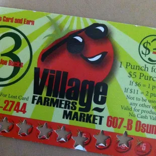 Use those Joe bucks!