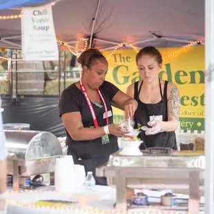 Garden Spot serving up chili verde. Courtesy of Rocio Garcia Photography