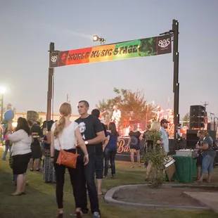 One of 5 live music stages. Courtesy of Rocio Garcia Photography