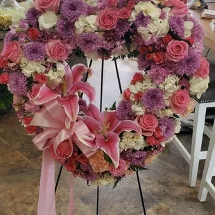 Beautiful custom heart.