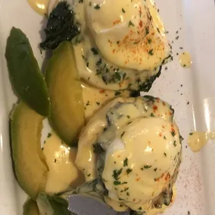 Excellent eggs Florentine this morning