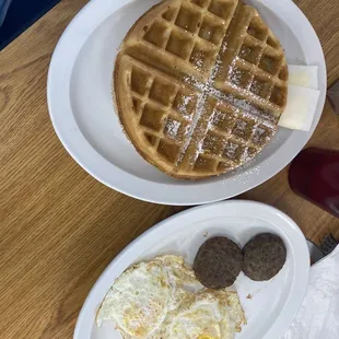 Waffle platter