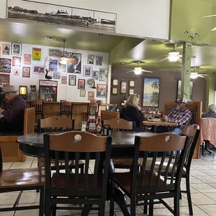 Inside main restaurant.