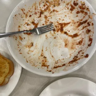 Lasagna- tasty and gone!