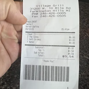 My bill