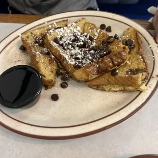 Chocolate chip french toast