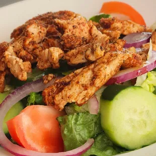 Lunch special: blackened chicken salad, $6.95