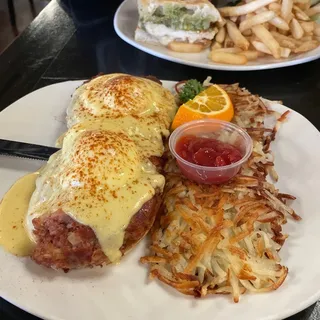 Corn Beef Hash Benedict