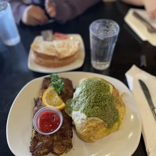 Chicken Apple Sausage Omelette