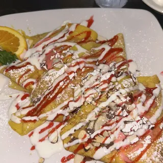 Raspberry N' Cream Crepes Combo