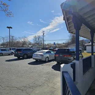 outside