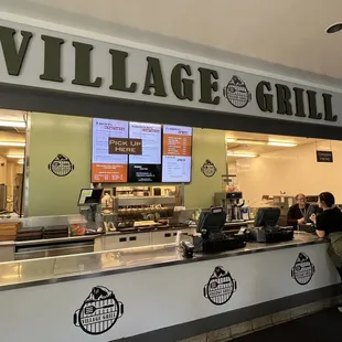 Order on the right, pickup on the left..