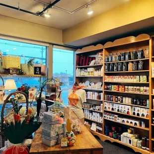 the inside of a store