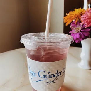 Red raspberry iced tea