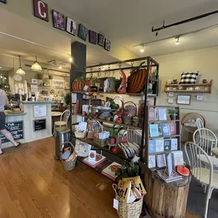 the inside of a store