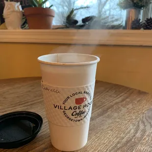 Trying a new coffee house with my lovely wife. Nice place!