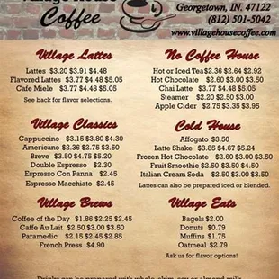 Our Menu