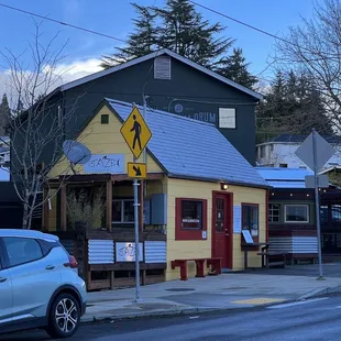 a car parked on the side of the road