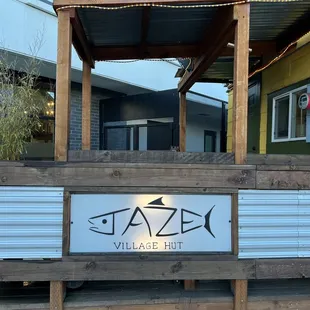 the front of the tavern