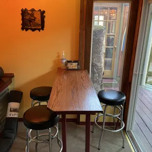 Rooms were individualized  with doors so we felt covid-safe. Also, each room had a small heater so we were extremely comfortable.