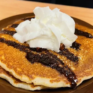 pancakes, food