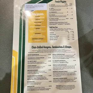 The Village Inn Sports Bar &amp; Grill Menu - 2023