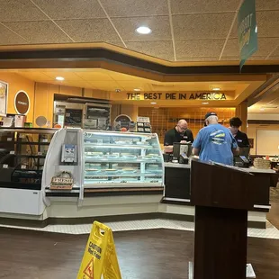 Front of restaurant.