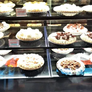 You will see these in the pie case next to the cash register right as you enter.