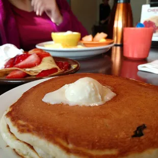 Pancakes and crepes.