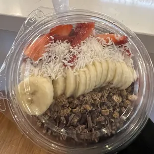 Very fresh and delicious açai dish
