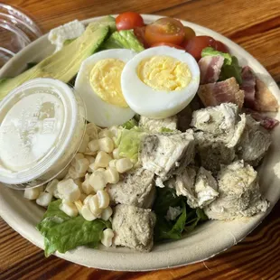 Cobb salad $19 w/ tip.