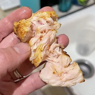 Undercooked Kids Chicken Kabob
