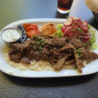 Beef Shawarma Plate