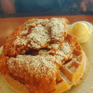 Chicken and waffles!