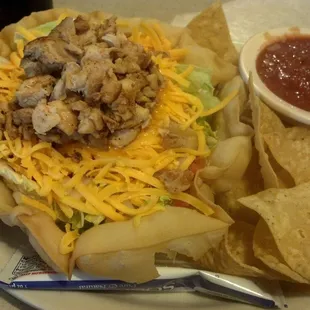 Grilled Chicken Fajita Salad