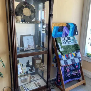 Memorabilia and Quilts for sale