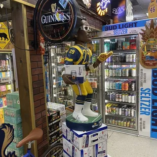 a display in a store