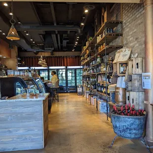 Interior. They sell wine and refrigerated items too like meat from local farms