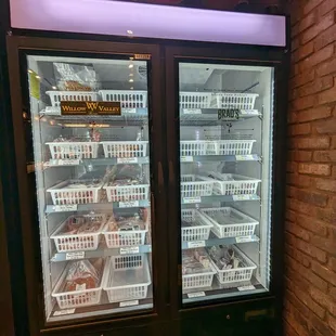 a refrigerated refrigerator