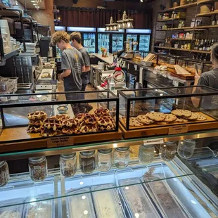 customers in a bakery