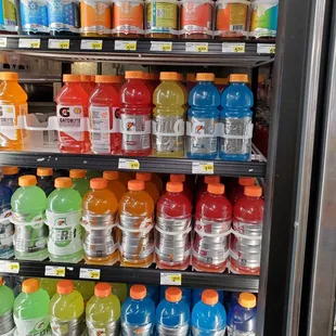 Great supply of drinks