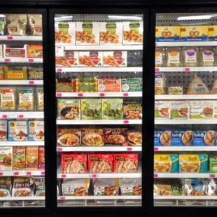Frozen foods section