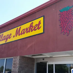 the front of the store