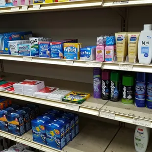 Health and beauty section
