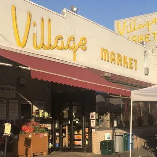 the front of the store