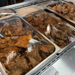 Birria de Lamb... Birria de beef... Carnitas.