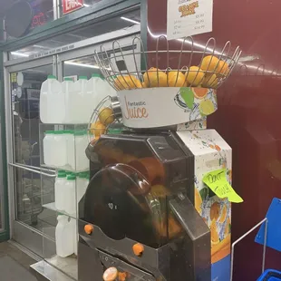 Fresh squeezed orange juice