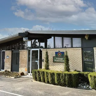 The main entrance to our pre-school building on Britton Road.